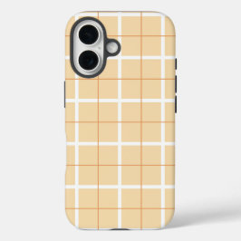 Soft Color Vertical Stripe Pattern Point Design iPhone 16 Hülle