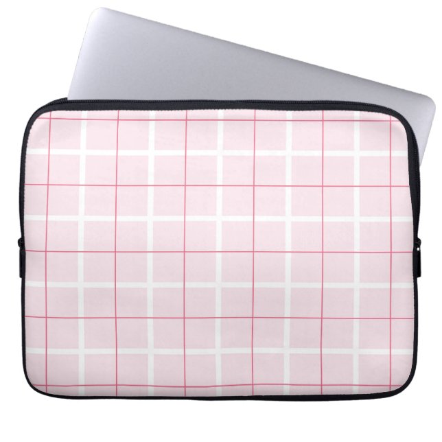 Soft Color Vertical Stripe Pattern Point Design Laptopschutzhülle (Vorderseite)