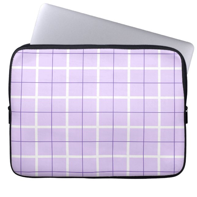 Soft Color Vertical Stripe Pattern Point Design Laptopschutzhülle (Vorderseite)