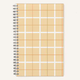 Soft Color Vertical Stripe Pattern Point Design Notizbuch