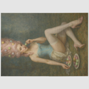 Soft Confection Muse – Macaron Rococo Dekoupage Seidenpapier