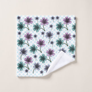 Soft Cottagecore Floral Pattern | Pastel Aesthetic Waschlappen