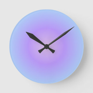 Soft Cotton Lavender Runde Wanduhr