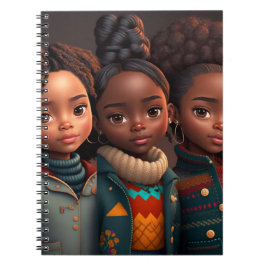 Soft Cover Spiralnotebook - Freunde Notizblock