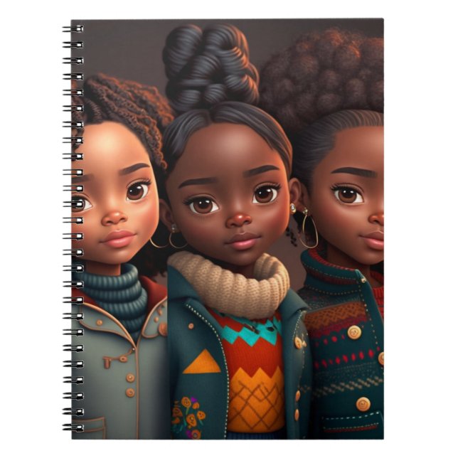 Soft Cover Spiralnotebook - Freunde Notizblock (Vorderseite)