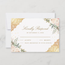 Soft Cream Rosen Goldspitze Hochzeit