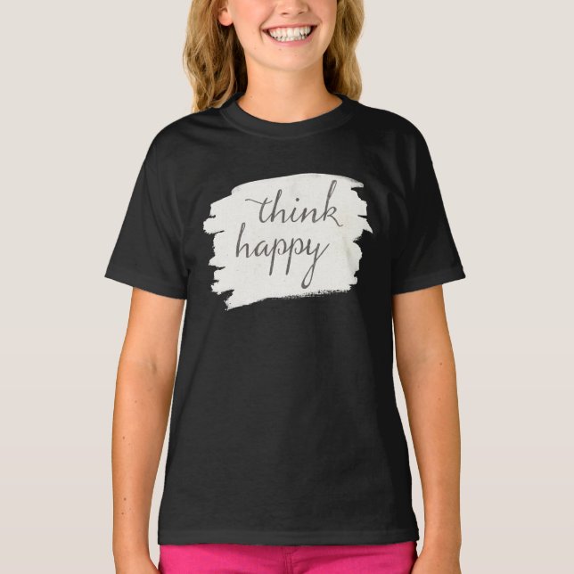 Soft Deko V | Think Happy T-Shirt (Vorderseite)