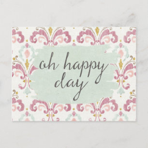 Soft Deko VI Oh Happy Day Postkarte