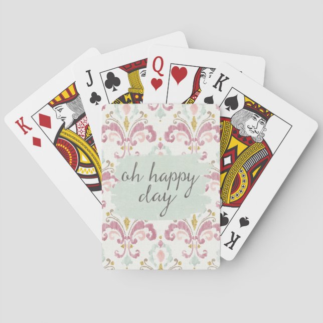 Soft Deko VI | Oh Happy Day Spielkarten (Rückseite)