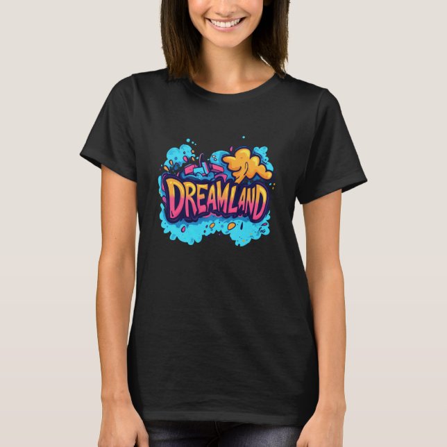Soft Dreams in Dreamland for a Serene Night T-Shirt (Vorderseite)