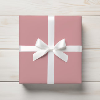 Soft Dusty Rose Solid Color Geschenkpapier