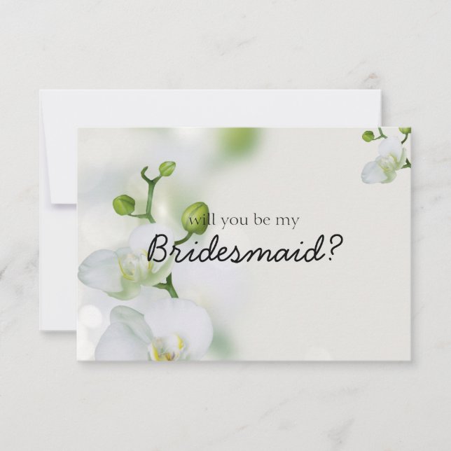 Soft Elegant Orchid werden Sie meine Bridesmaid se (Vorderseite)