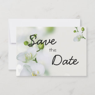 Soft Elegante Orchid Save The Date