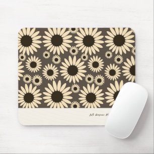 Soft Empress Florals Braun Mousepad