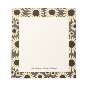 Soft Empress Florals Braun Notizblock