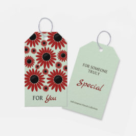 Soft Empress Florals Velvet Geschenkanhänger