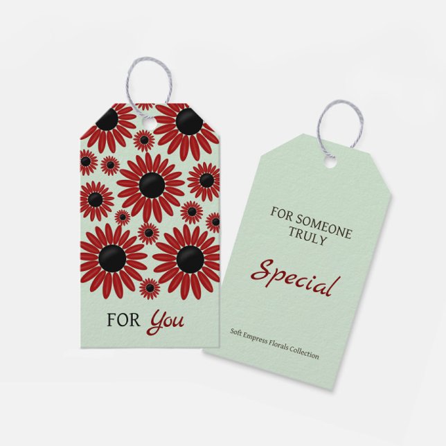 Soft Empress Florals Velvet Geschenkanhänger (Von Creator hochgeladen)