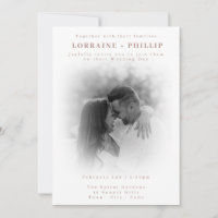 Soft Fade Schwarz-Weiß Romantische Foto Hochzeit
