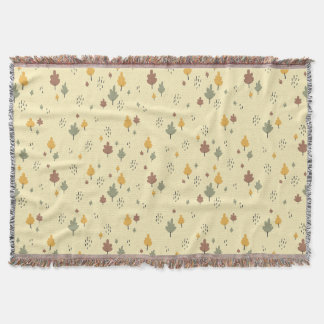 "Soft Fall Vibe" Verstreutes Blatt Decke