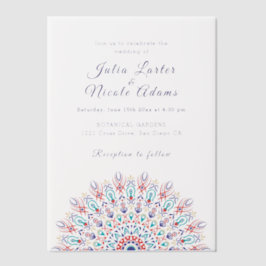 Soft Feather Dry Pampas Grass Mandala Wedding