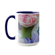 Soft & fett Multi-Blume personalisierte Mug