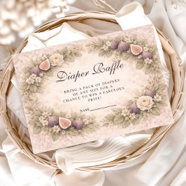 Soft Fig Garden Storybook Diapper Raffle Begleitkarte