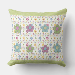 Soft Floral Digital-Blume Kissen