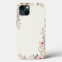 Soft Floral Elegance iPhone Case