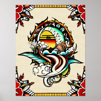 "Soft Floral Print Cosy Blanket" Poster