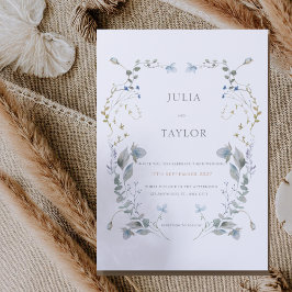Soft Floral Wedding Invitation – Elegant Colorful Einladung