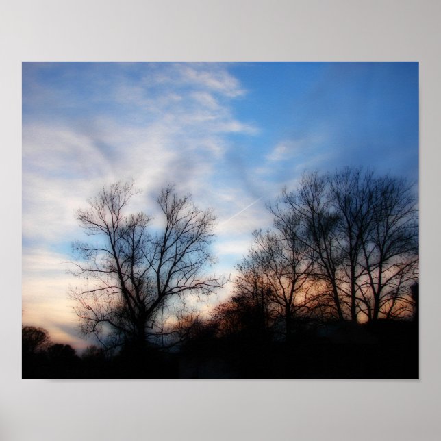 Soft Focus Sunset Print Poster (Vorne)