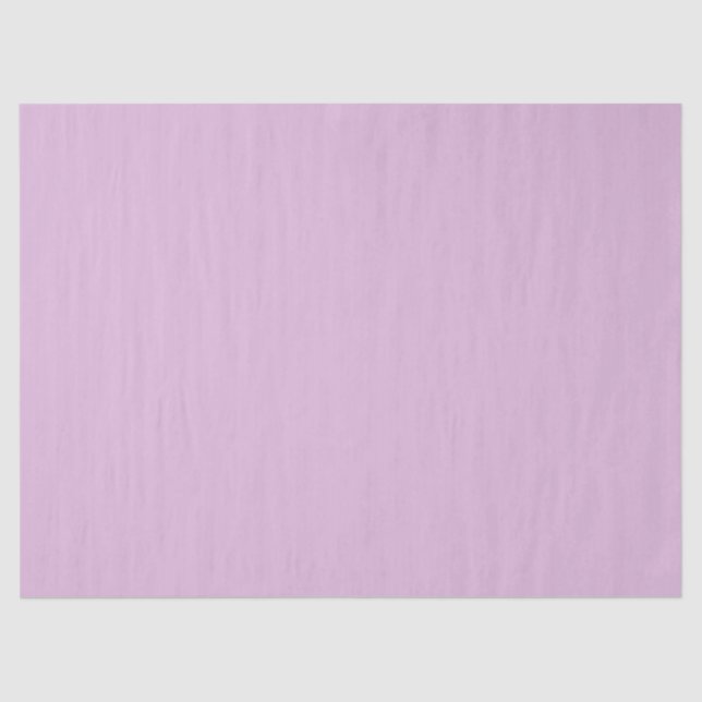 Soft French Lilac Solid Color Seidenpapier (Vorderseite)