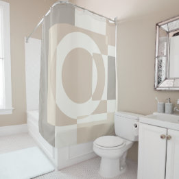 Soft Geometric Blocks – Simple and Sleek Duschvorhang