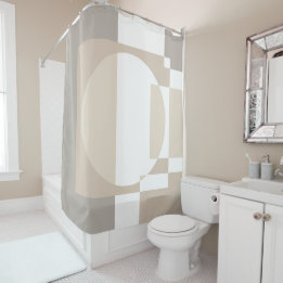 Soft Geometric Blocks – Simple and Sleek Duschvorhang