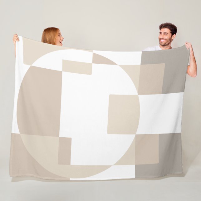 Soft Geometric Blocks – Simple and Sleek Fleecedecke (Beispiel)