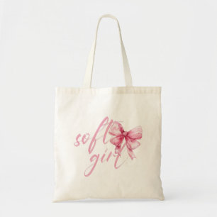 Soft Girl Rosa Schleife – Süße Coquette Tragetasche