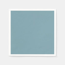Soft Glamour - Misty Blue Slate Solid Serviette