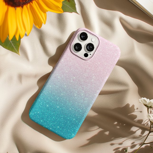 Soft Glitzer Ombre iPhone Hülle (Von Creator hochgeladen)