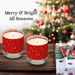 Soft Glow Golden Stars & Floral Petals Pattern