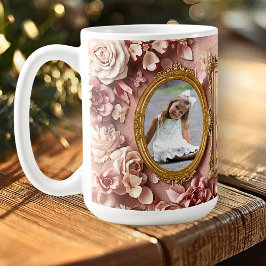 Soft Gold Baroque Floral Memory Frames Gallery Kaffeetasse