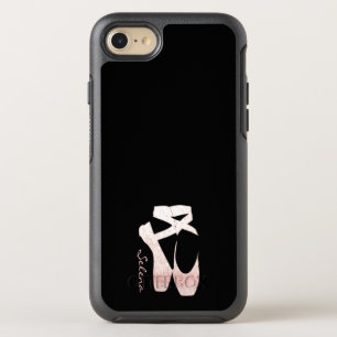 Soft Gradient Pink Ballet Shoes OtterBox Symmetry iPhone 8/7 Hülle