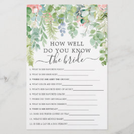 Soft Green Double Side Brautparty Games