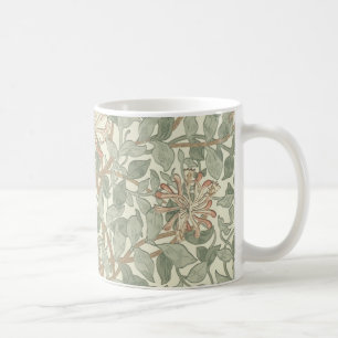 Soft Green Vintag William Morris Honeysuckle Tasse