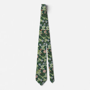 Soft Green William Morris Wildblume Floral Krawatte