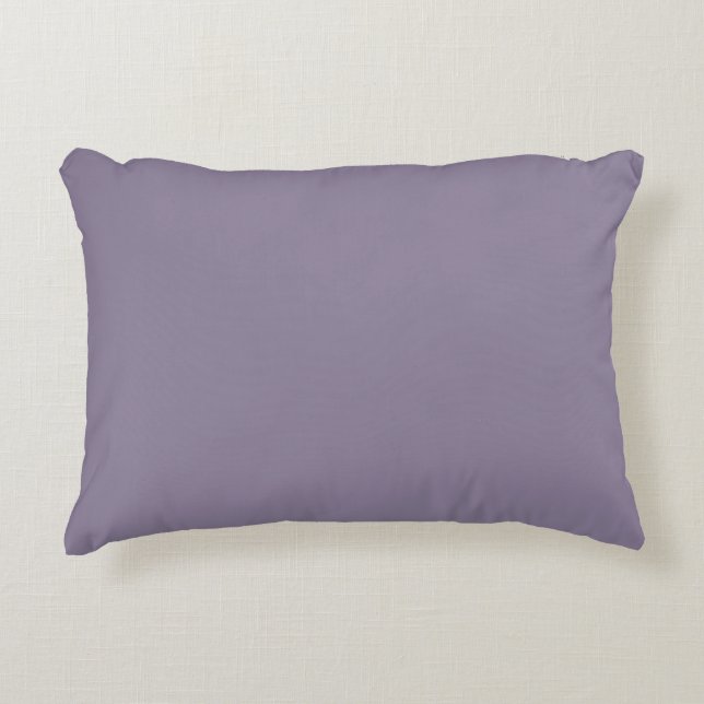 Soft Grey Purple,Solid Modern,Throw Pillow Dekokissen (Vorderseite)
