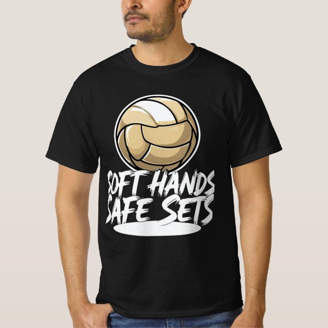 Soft Hands Safe Set Black Tshirt (Vorderseite)