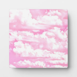 Soft Happy Rose Clouds Decor Fotoplatte