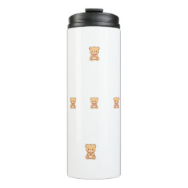Soft Heart Big Love Cute Teddy Bear Thermosbecher