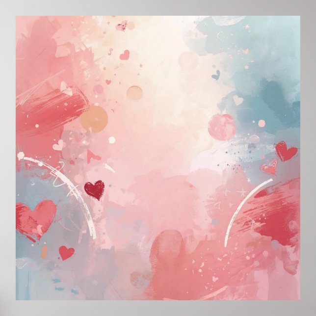 Soft Heartscape Poster (Vorne)