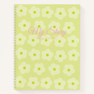 Soft Hue Blooms Notizbuch